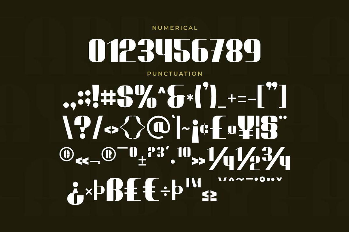 Farday – Unique Display Font, a Sans Serif Font by Artiveko (Photo 3 of 7)