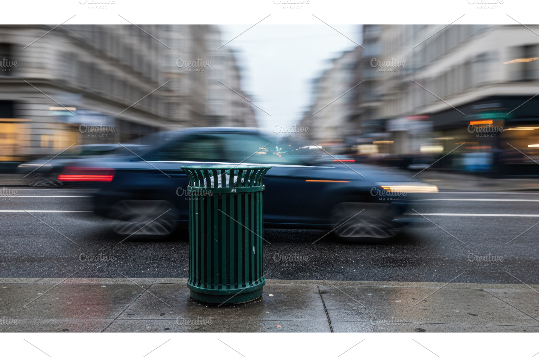 Motion blur street view with fast, a Transportation Photo by Igor Tichonow
