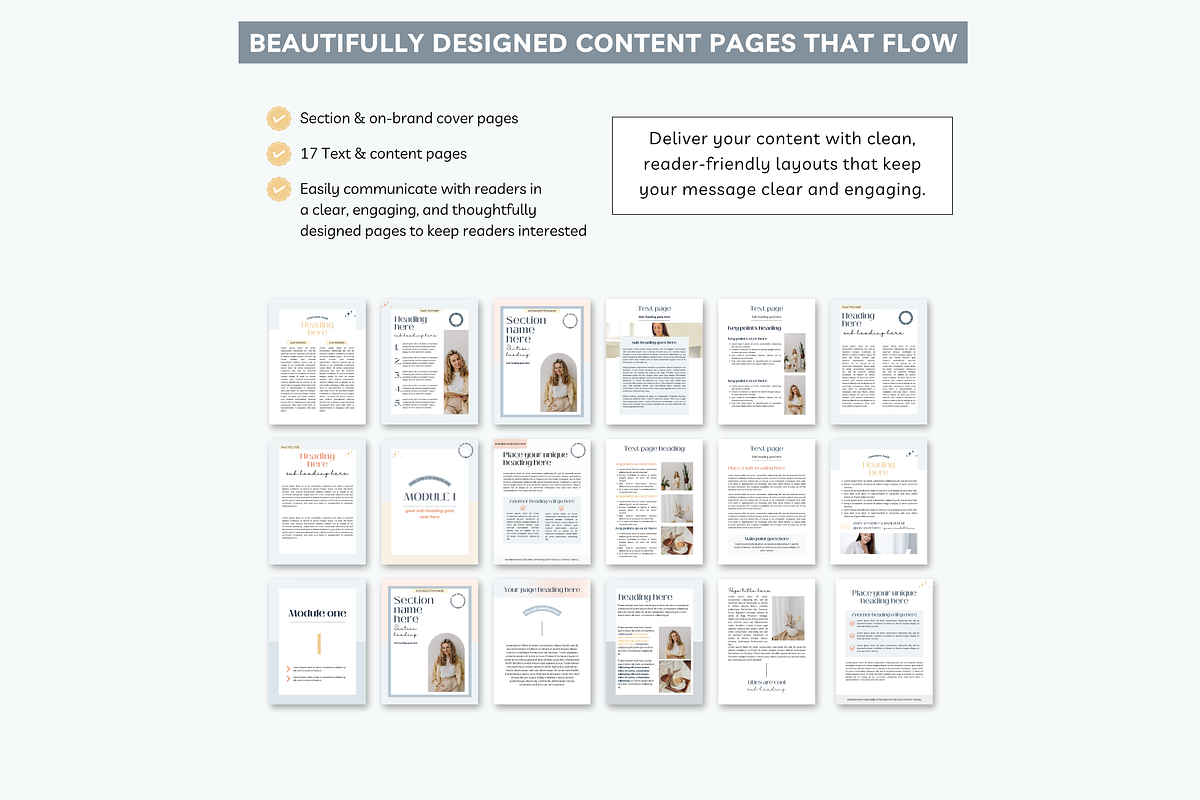 Ebook Workbook Canva Template preview 8
