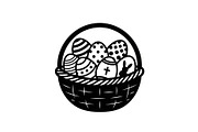 Easter Basket Vector Silhouette Bund, an Illustration by Designs_River (Thumbnail 17 of 51)