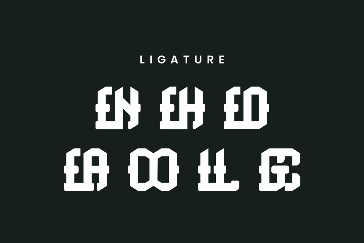 Bleno College Font, a Serif Font by QR Design Studio (Photo 6 of 7)
