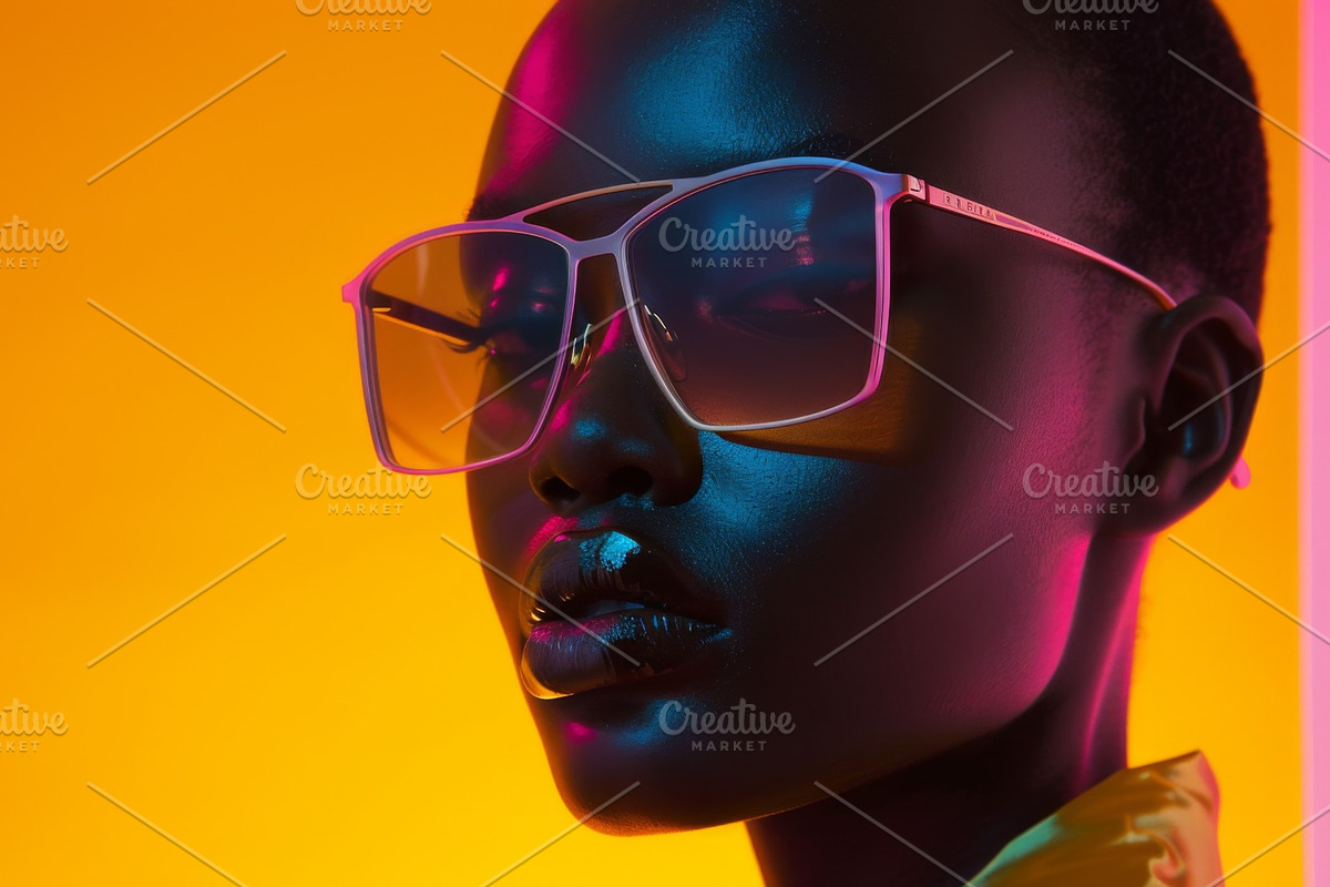 109 Fashion models in sunglasses, a Beauty & Fashion Photo by Handmadefont (Photo 72 of 113)