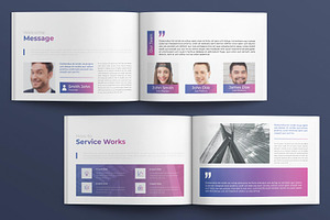 Modern Brochure Template Landscape