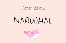 Narwhal Cute Handwritten Font