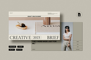 Grace Creative Brief - Google Slide, a Presentation Template by Sixtemp
