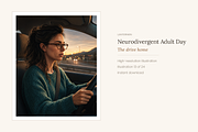 Neurodivergent Adult Set of 24, a Person Illustration by LanternkinStudio (Thumbnail 11 of 13)