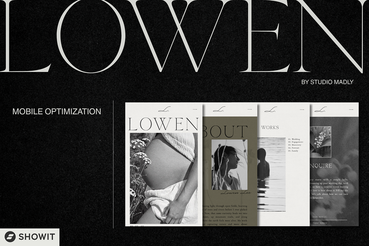 Lowen Showit Website Template, an App Template by Studio Madly (Photo 4 of 5)