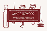 Salon & Barbershop Illustrations, a Work Illustration by Miriam Furniss Designs (Thumbnail 2 of 13)