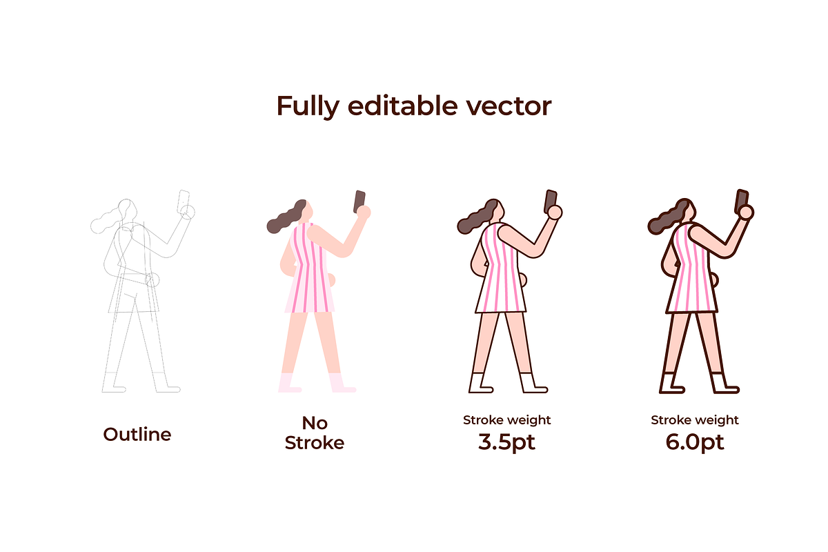 Flat Crowd Illustration Toolkit, a Person Illustration by Puffin graphics (Photo 3 of 6)