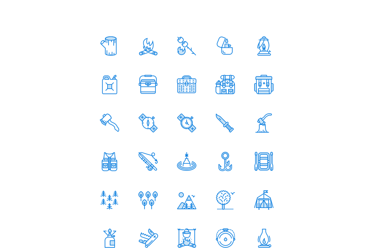 SMASHICONS - 200+ Outdoors Icons - preview 4