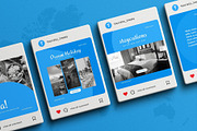 Travel & Tours Canva Post Instagram, a Social Media Template by prajapixels (Thumbnail 3 of 6)