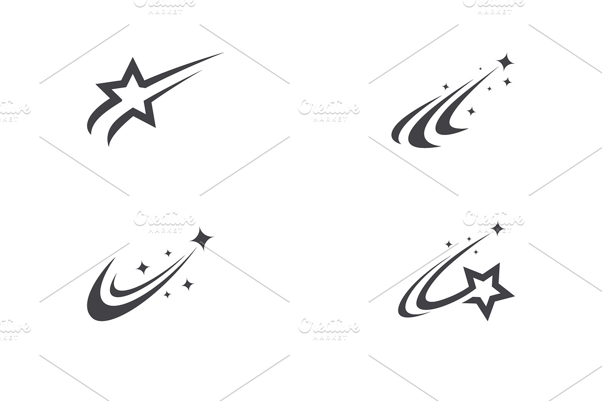 Star logo designs template, Fast, a Graphic by T.Vooka (Photo 3 of 3)