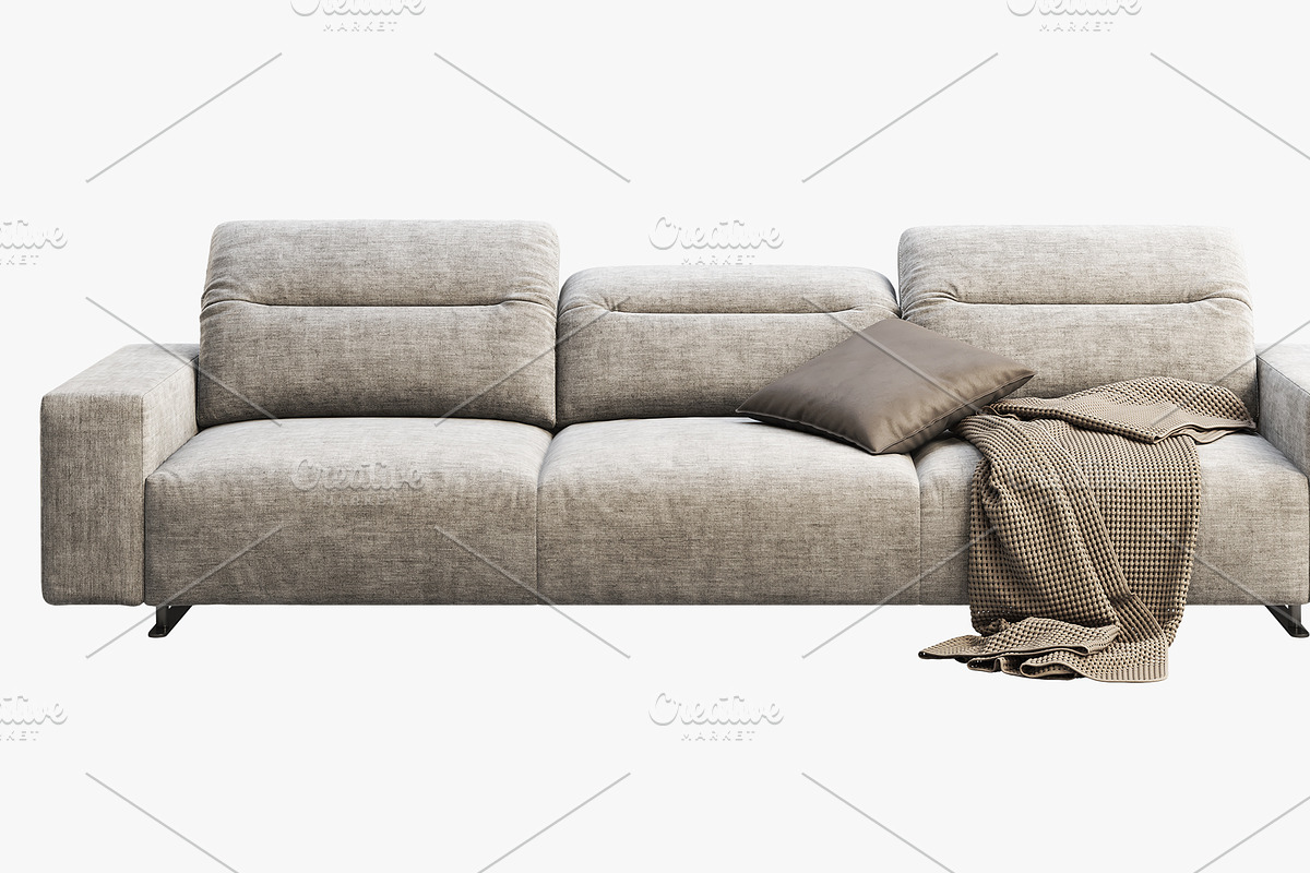 BoConcept Hampton 3-seater sofa, a Furniture 3D Model by 3dmitruk (Photo 2 of 11)