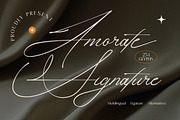 Amorate Signature - Script Font, a Script Font by Lettermine (Thumbnail 1 of 10)