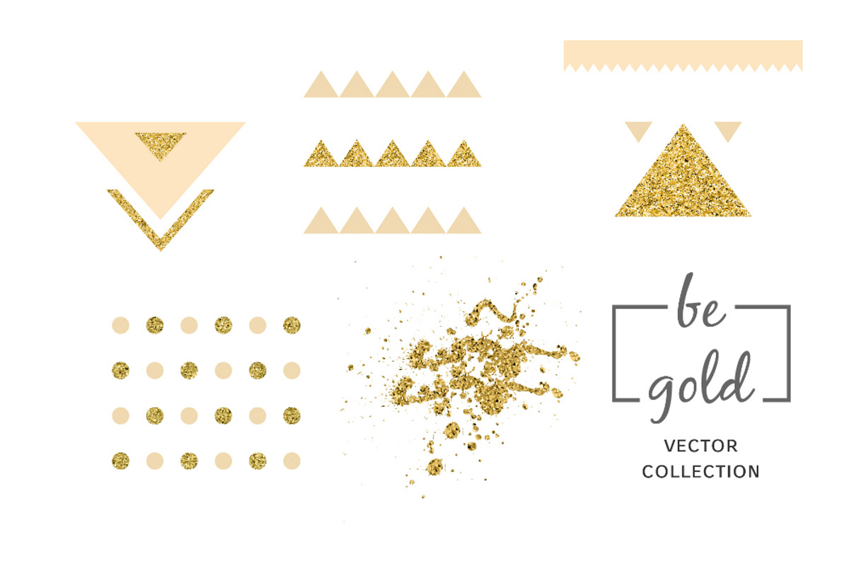 24 invitations with gold texture, a Card Template by Lera Efremova (Photo 1 of 5)