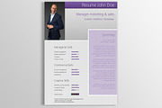 Modern creative MS Word Resume / CV, a Resume Template by DutchDigitalDesign (Thumbnail 2 of 4)