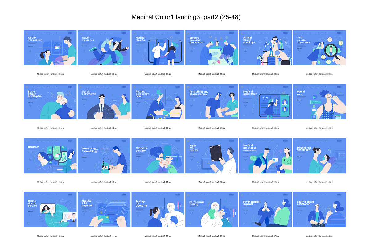 Medical, Part 2, colors 1&3, a Templates & Theme by Grivina's shop (Photo 9 of 13)
