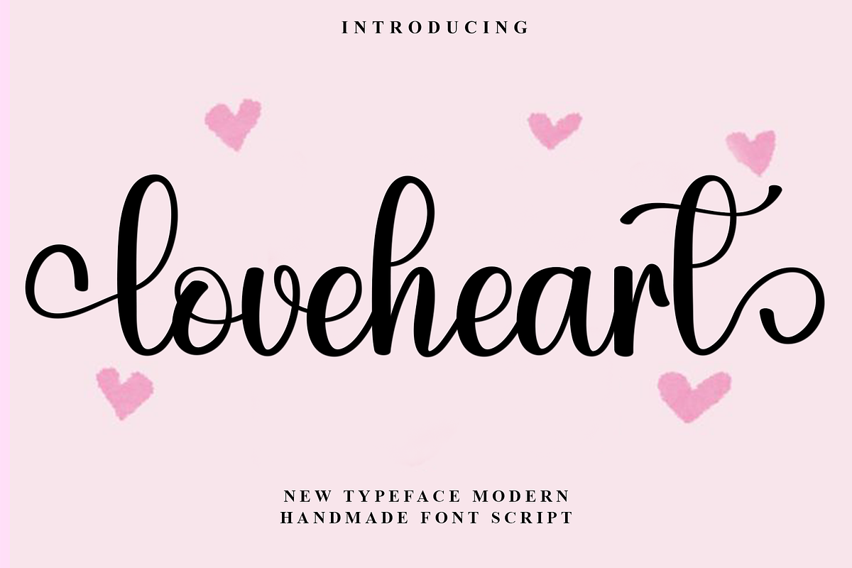 Loveheart, a Handwritten Font by FreshTypeINK (Photo 1 of 8)