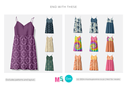 Ladies Sun Dress Canva Mockup, an Apparel Mockup by Mockup Scene (Thumbnail 10 of 14)