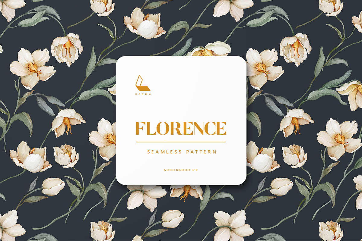 4-in-1 Floral Pattern Bundle, a Pattern Graphic by Karma (Photo 2 of 43)