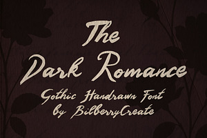 Dark Romance Gothic Font