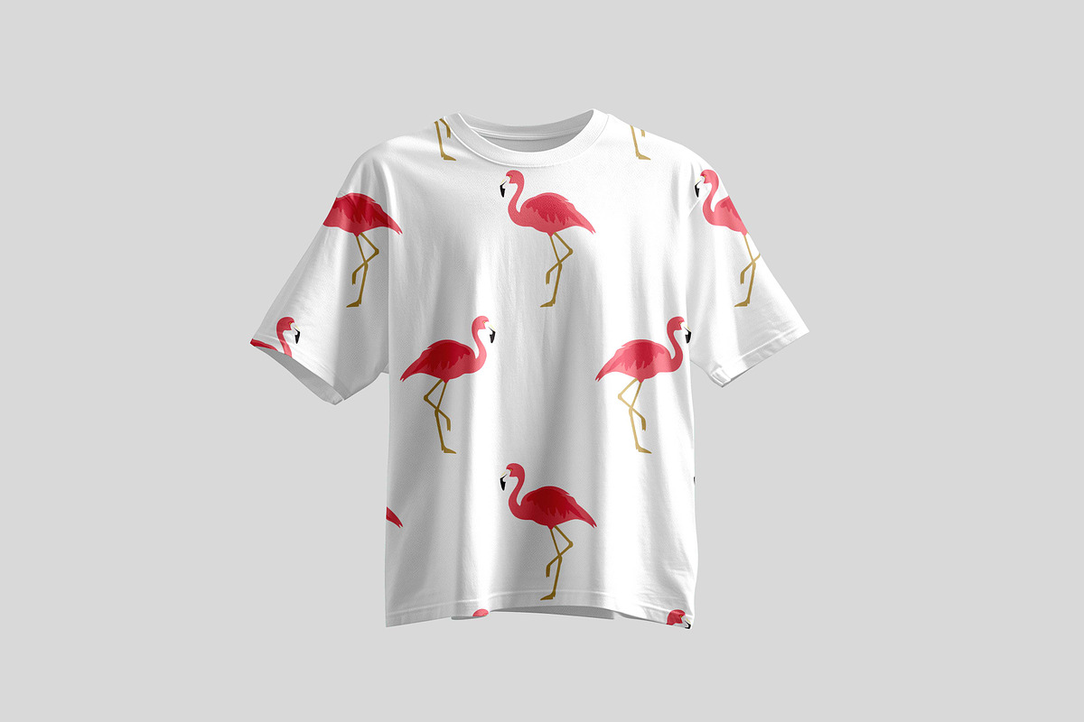 Seamless pattern pink flamingo, a Pattern Graphic by Viktorijareut (Photo 4 of 5)