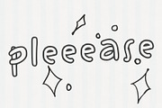 Spaghetti. Handwritten font duo, a Handwritten Font by PaperJamLab (Thumbnail 3 of 14)
