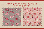 Valentine's Day Date Graphic Set, a Pattern Graphic by Drafts n Doodles (Thumbnail 5 of 10)