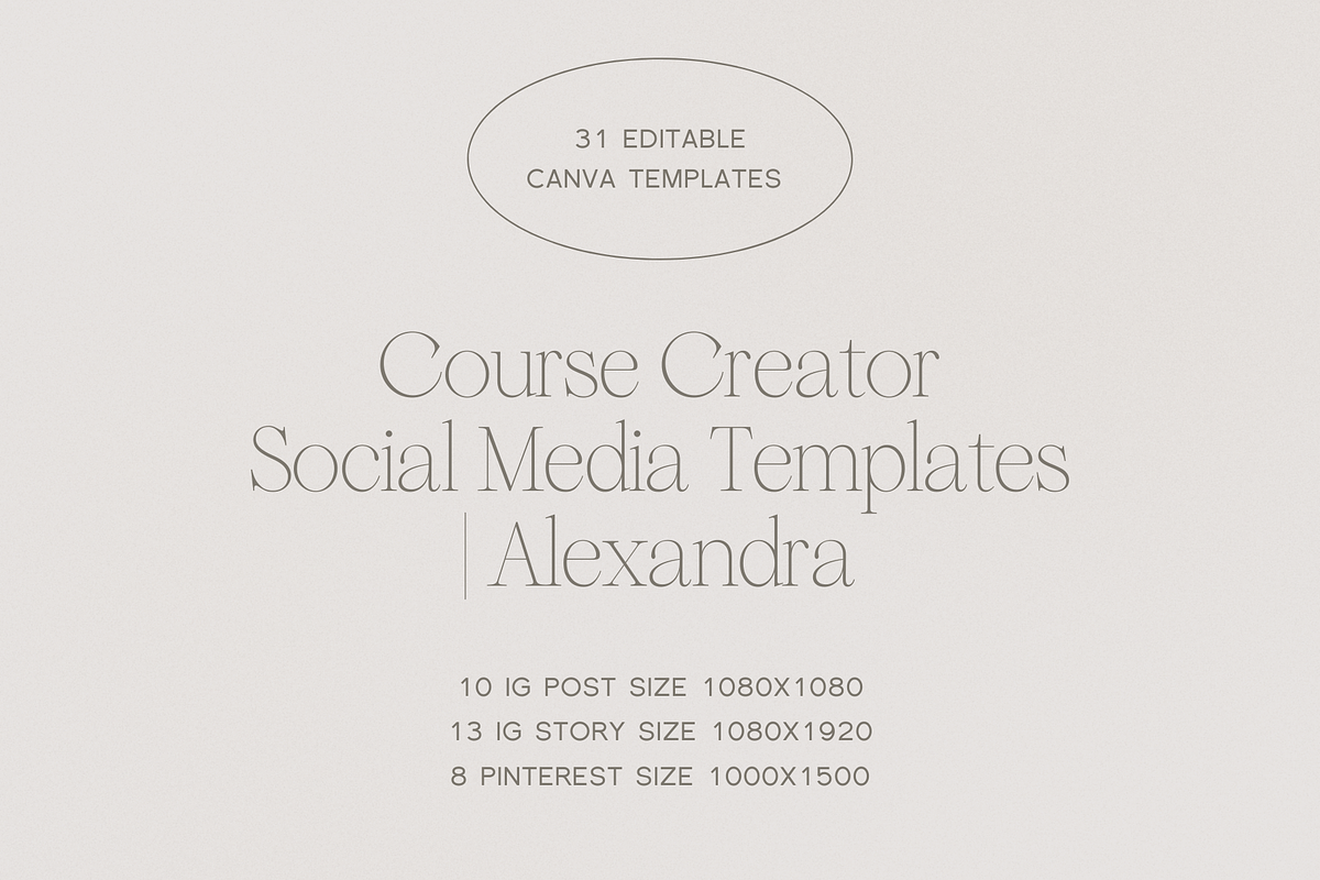Alexandra | Canva Template Bundle, a Social Media Template by With Faith & Love (Photo 12 of 13)