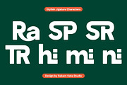 Monilora - Bold Modern Font, a Sans Serif Font by RagamKata (Thumbnail 10 of 10)