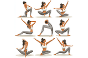 Prompt Yoga Clipart, a Person Illustration by Creative design (Thumbnail 4 of 7)