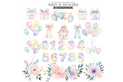 Cute Australian Birthday Watercolor, an Illustration by CharmClipart (Thumbnail 4 of 8)