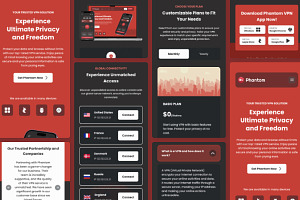 Phantom - VPN Proxy Landing Page V1