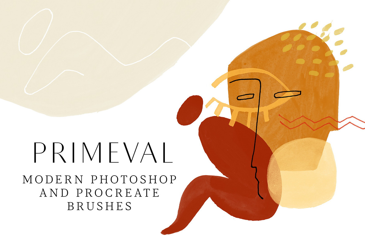 PRIMEVAL Photoshop Procreate Brushes, a Brush Add-On by Struvictory.art (Photo 1 of 8)