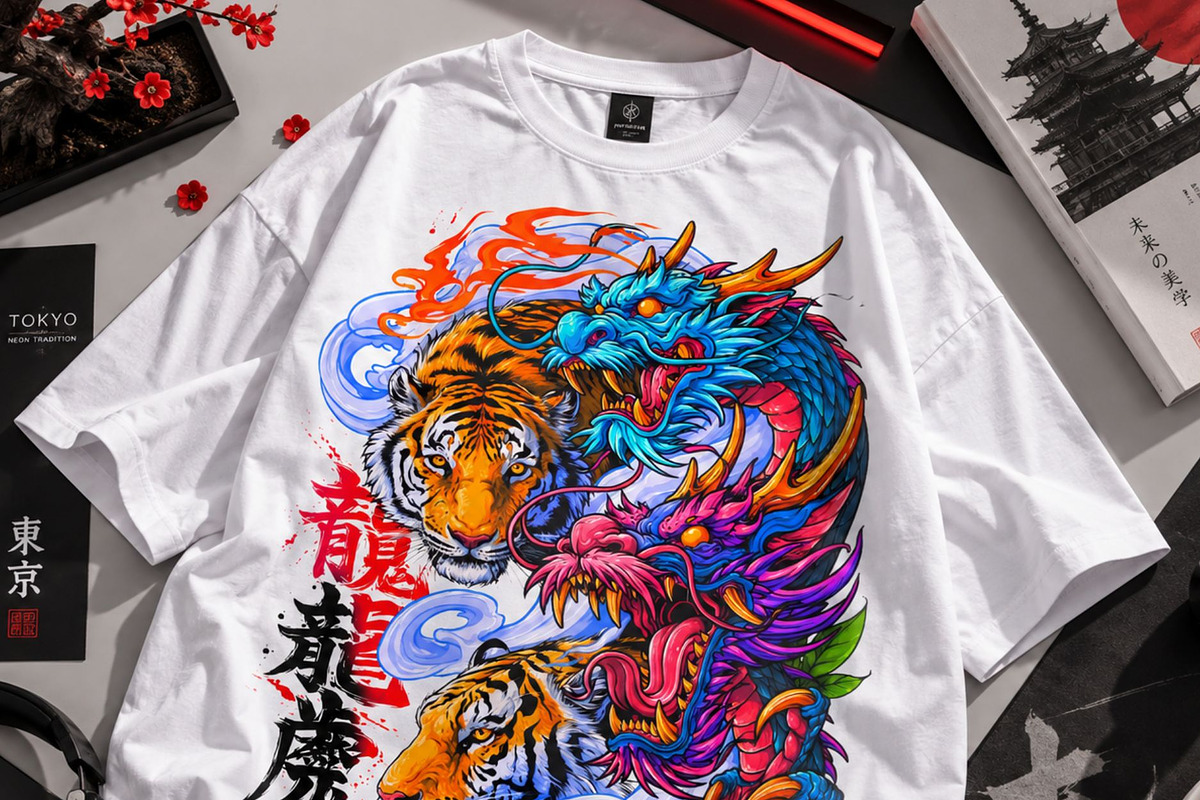 500+ Japanese Streetwear Sublimation, a Decorative Illustration by Selenique Studio (Photo 7 of 15)
