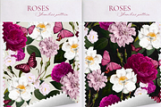 ROSES SEAMLESS PATTERN, a Pattern Graphic by Splash! (Thumbnail 2 of 9)
