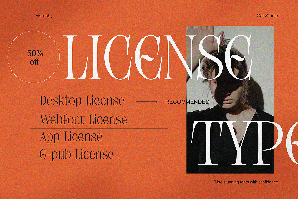 Moresby - Aesthetic Serif Typeface, a Serif Font by Get Studio (Photo 5 of 11)