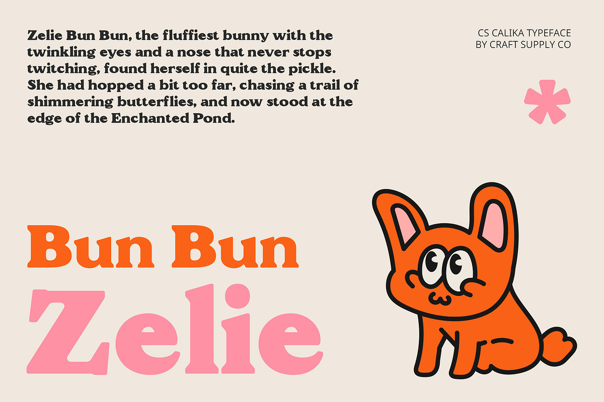 CS Calika – Bold Font, a Serif Font by Craft Supply Co. (Photo 2 of 8)