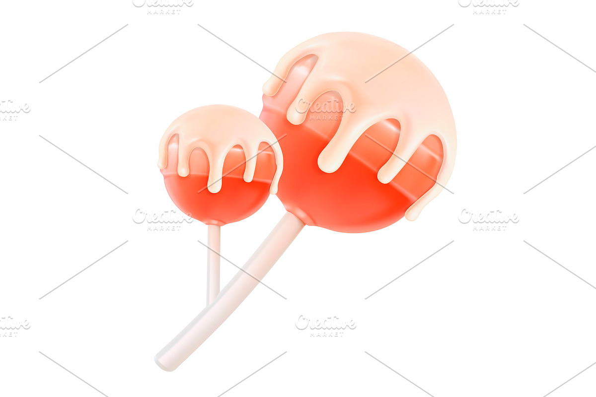 Sweet castle lollipop holiday poster, a Decorative Illustration by Allevinatis Studio (Photo 6 of 6)