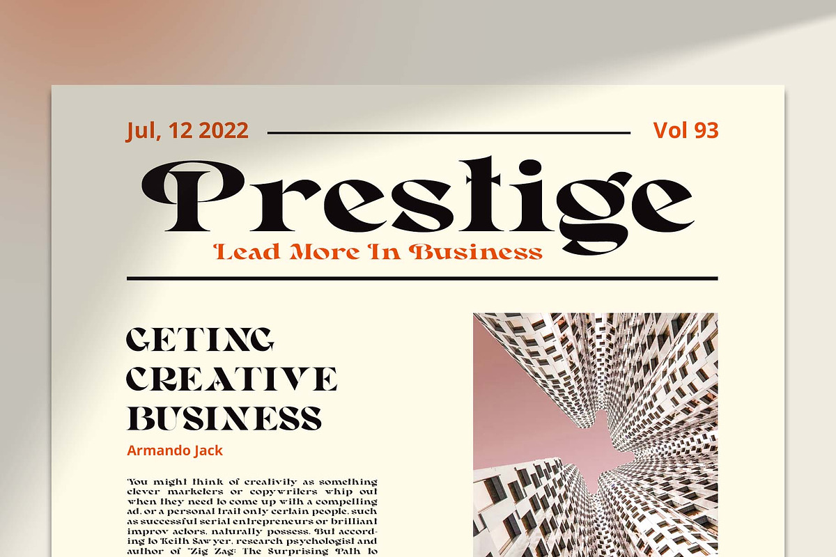 Rayken - Stylish Serif Font, a Serif Font by Craft Supply Co. (Photo 4 of 12)