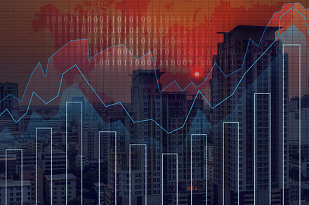 Business financial concept featuring forex, city, and graph, a Business Photo by Tzido Gallery