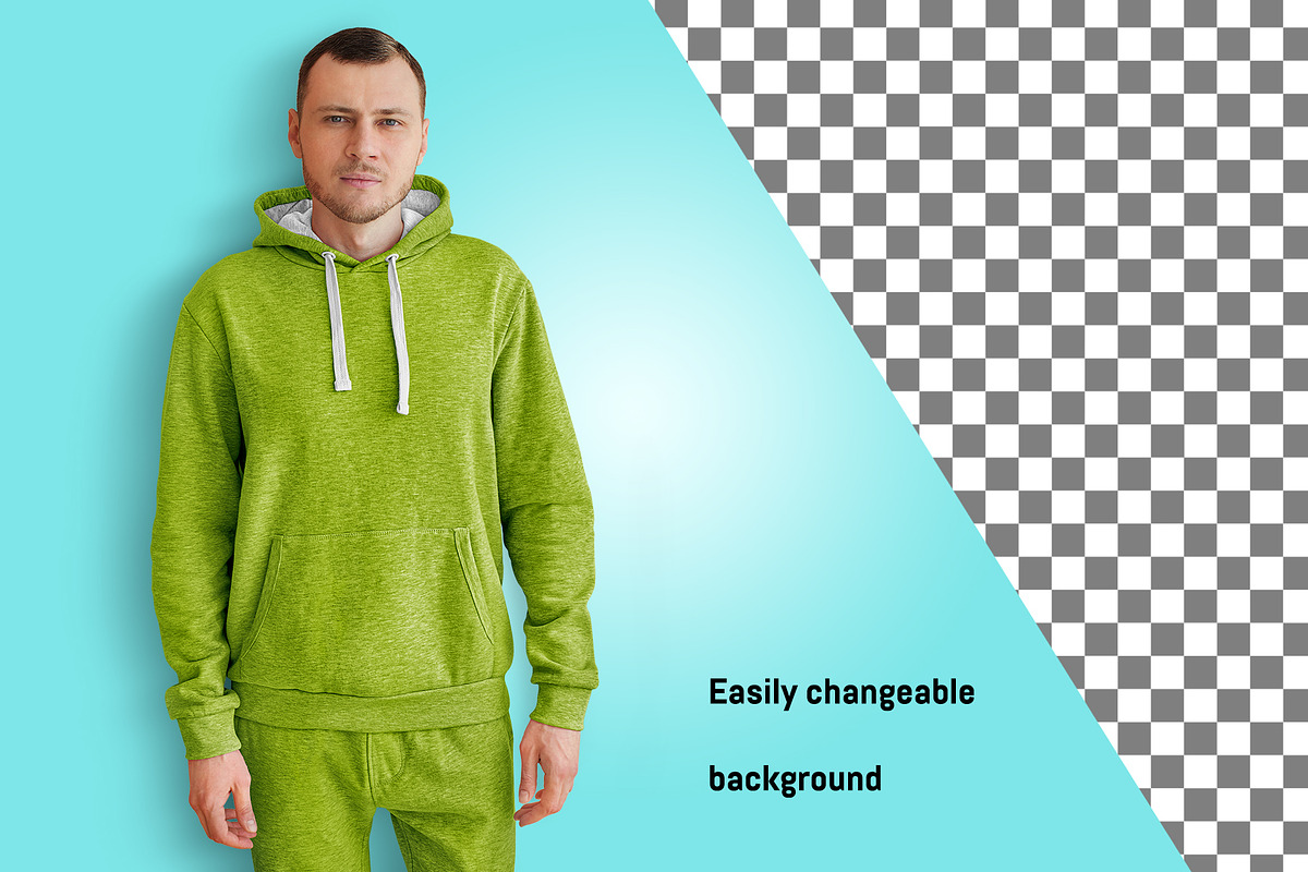Man in a Hoodie Mockup, a Hoody Mockup by AG Mockups (Photo 5 of 6)