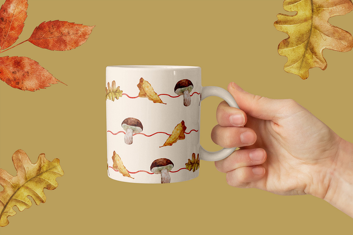 Autumn watercolor clipart set, a Seasonal Illustration by KlymchukArtworks (Photo 5 of 13)