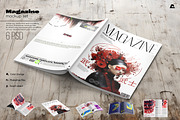 Magazine Mockup Template Set, a Books & Magazine Mockup by ArtDom (Thumbnail 1 of 10)