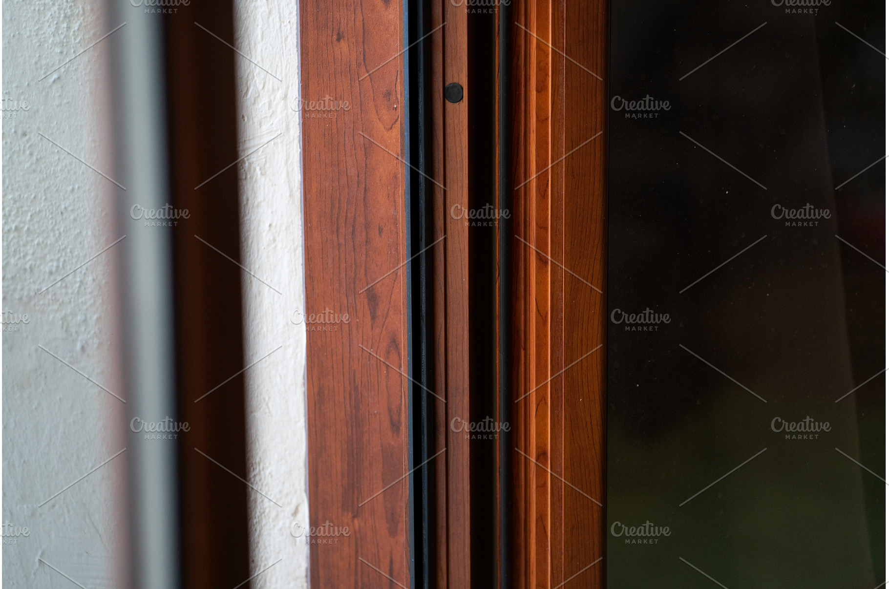Wooden window frame with clear glass, an Architecture Photo by volodymyrshtun13795