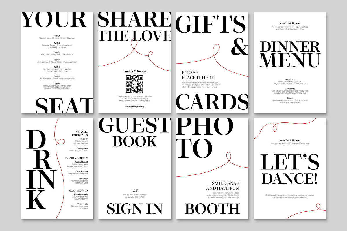 Wedding Signage Templates, a Stationery Template by BrandPacks (Photo 4 of 5)