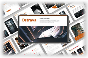 Ostrava–Business PowerPoint Template, a Presentation Template by kreatifreya