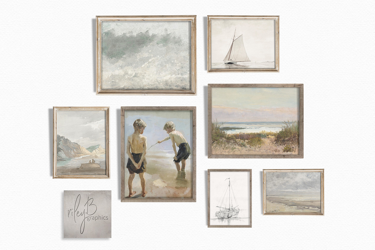 Coastal Gallery, a Decorative Illustration by rileyBgraphics (Photo 2 of 6)