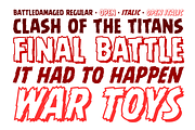 Battle Damaged - ragged comic font, a Font by Comicraft Fonts (Thumbnail 2 of 4)