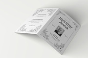 Soft Floral Funeral Program, a Brochure Template by Neermana (Thumbnail 2 of 4)